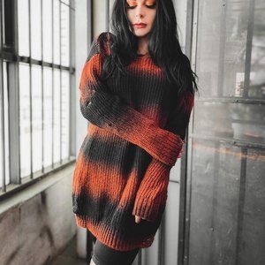 Foxblood PumpkinHead Sweater S/M